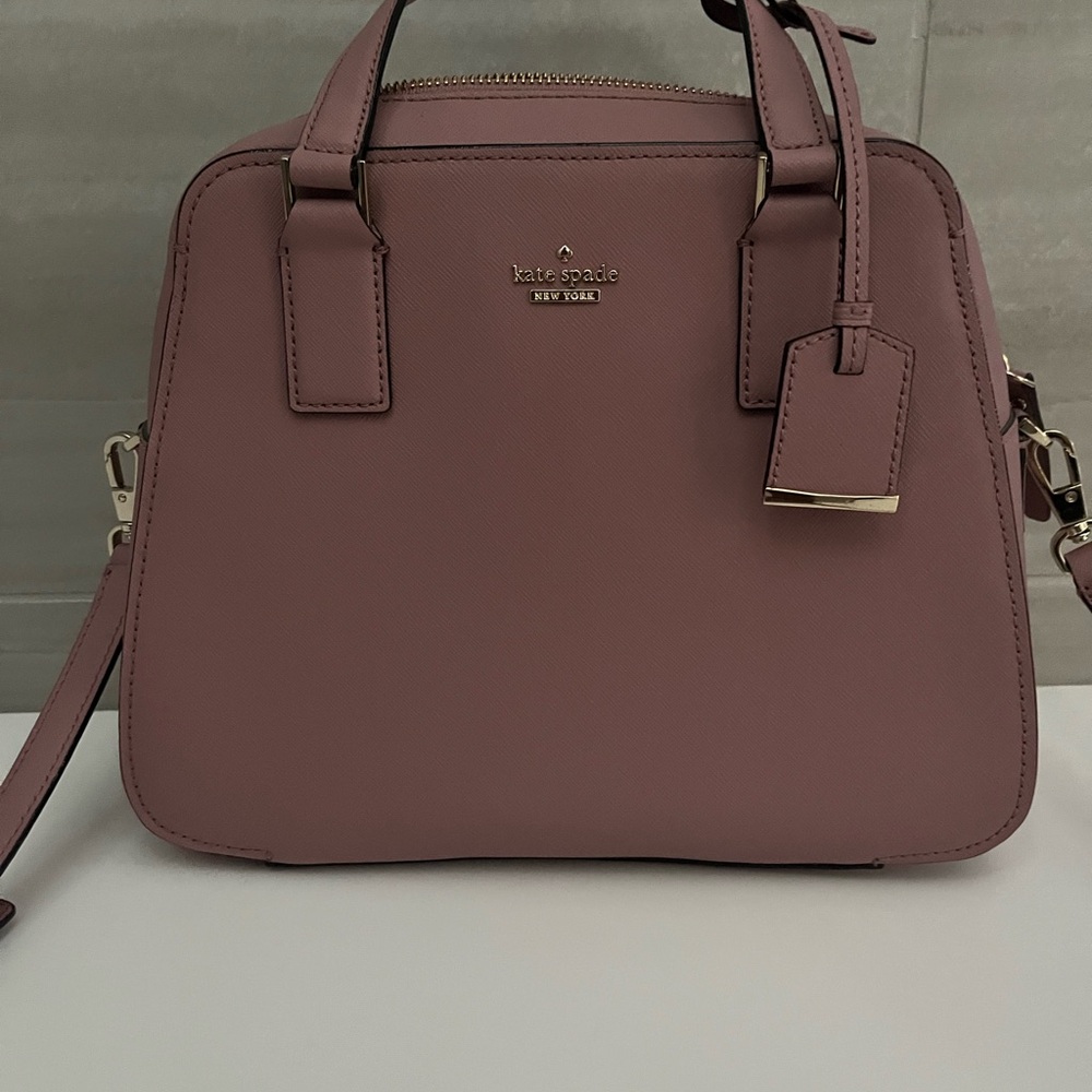 Kate Spade Soft Pink Satchel with Gold Hardware - Picture 2 of 6